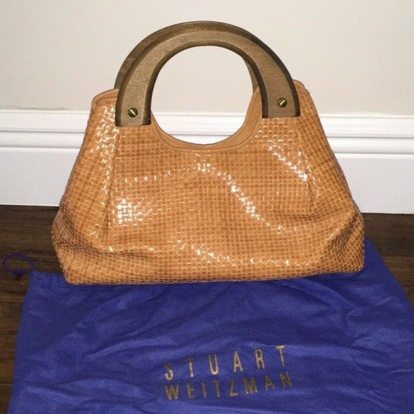Stuart Weitzman Handbags - Stuart Weitzman Woven Leather Handbag **RARE***  SUMMER! RESORT WARE